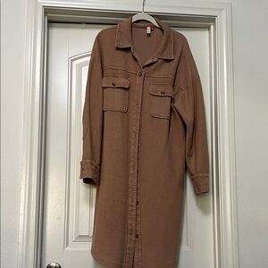 NWOT Anthropolgie Pilcro long shacket size S